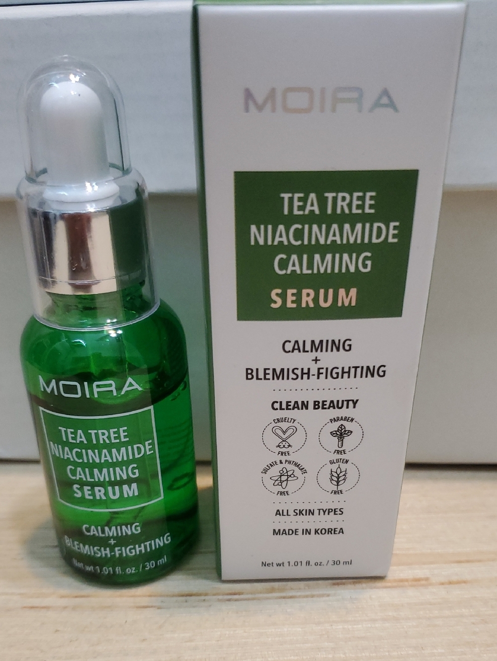 Moira Tea Tree Niacinamide Calming Serum - Green
